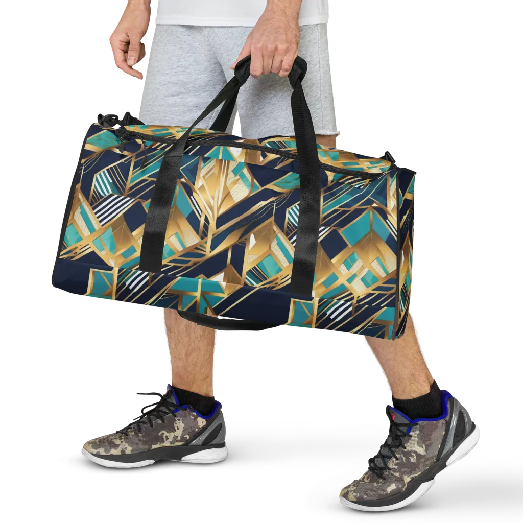 Aurum Geometry on Duffle Bag — Front