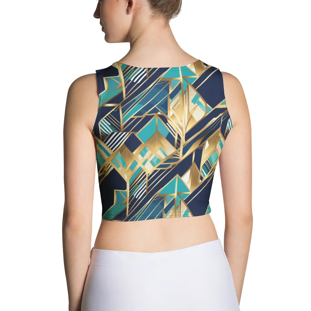Aurum Geometry on Crop Top — Back