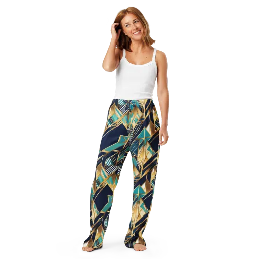 Aurum Geometry on a Women's Pajama Pants