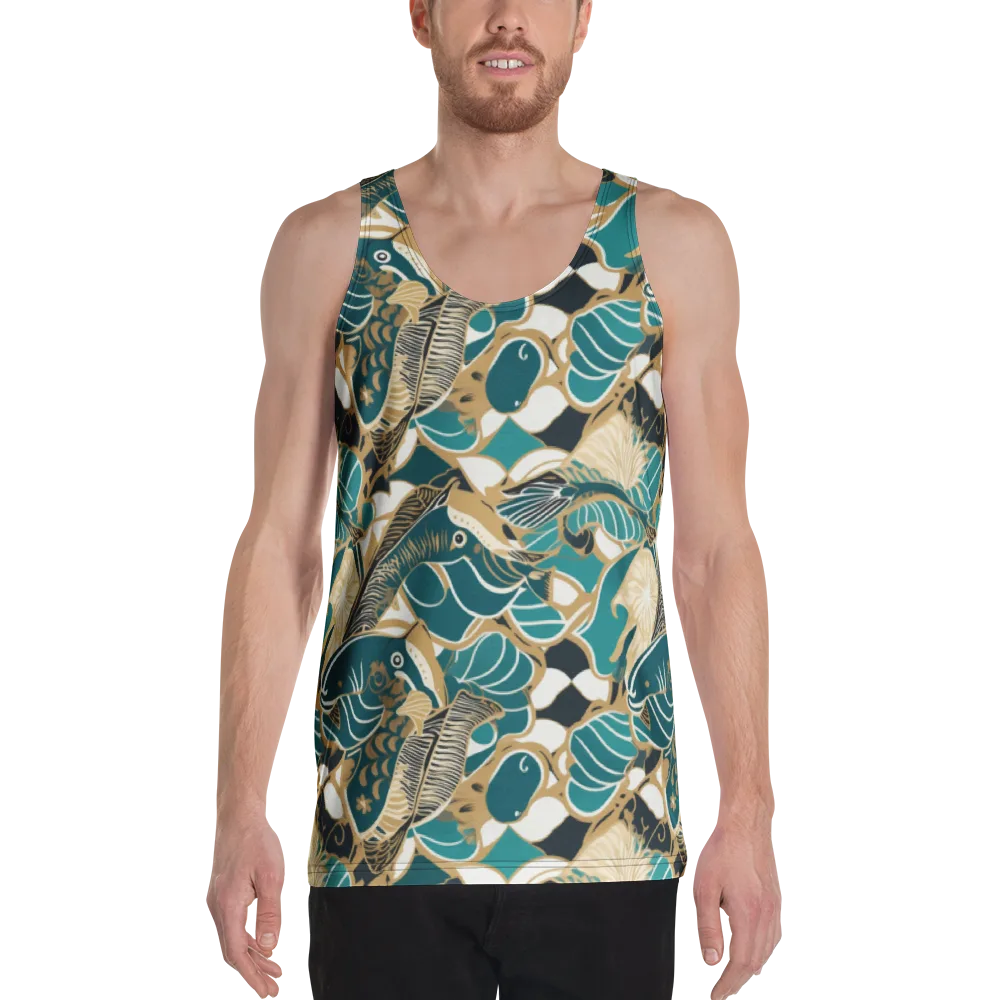 Aquatic Rhapsody on Men's Tank Top — Front