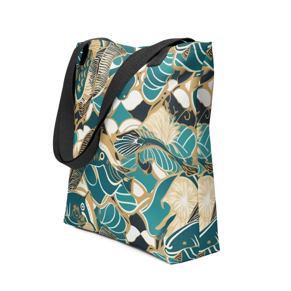 Aquatic Rhapsody on Tote Bag — Front