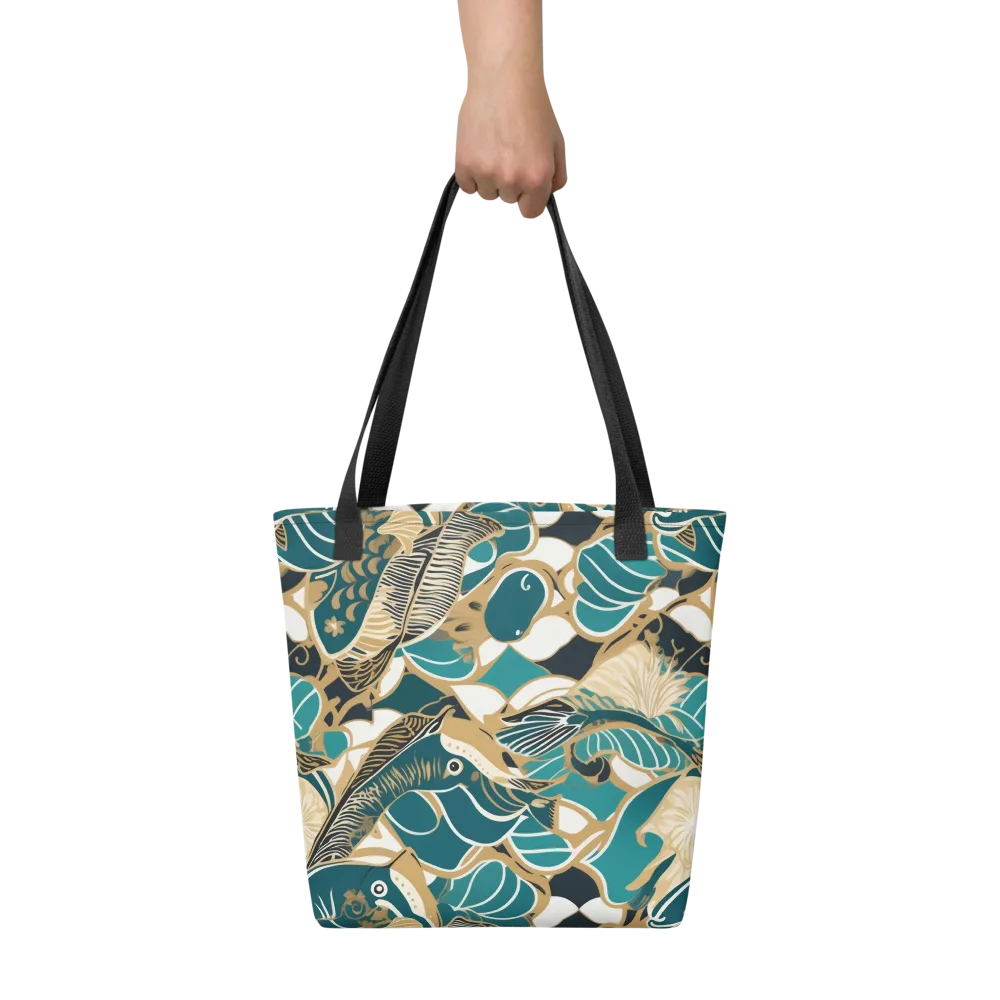 Aquatic Rhapsody on Tote Bag — Front