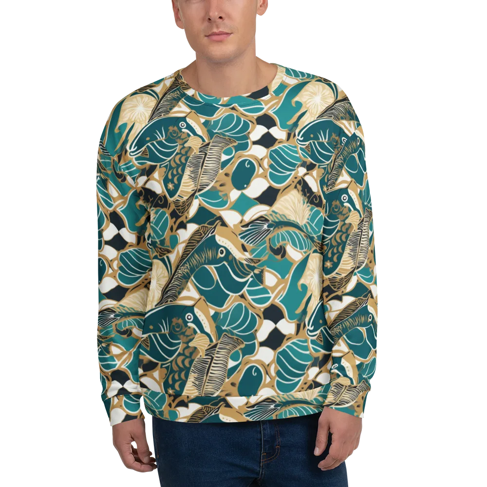 Aquatic Rhapsody on Sweatshirt — Front