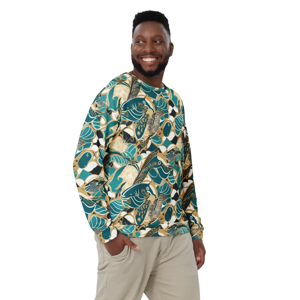 Aquatic Rhapsody on Sweatshirt — Front