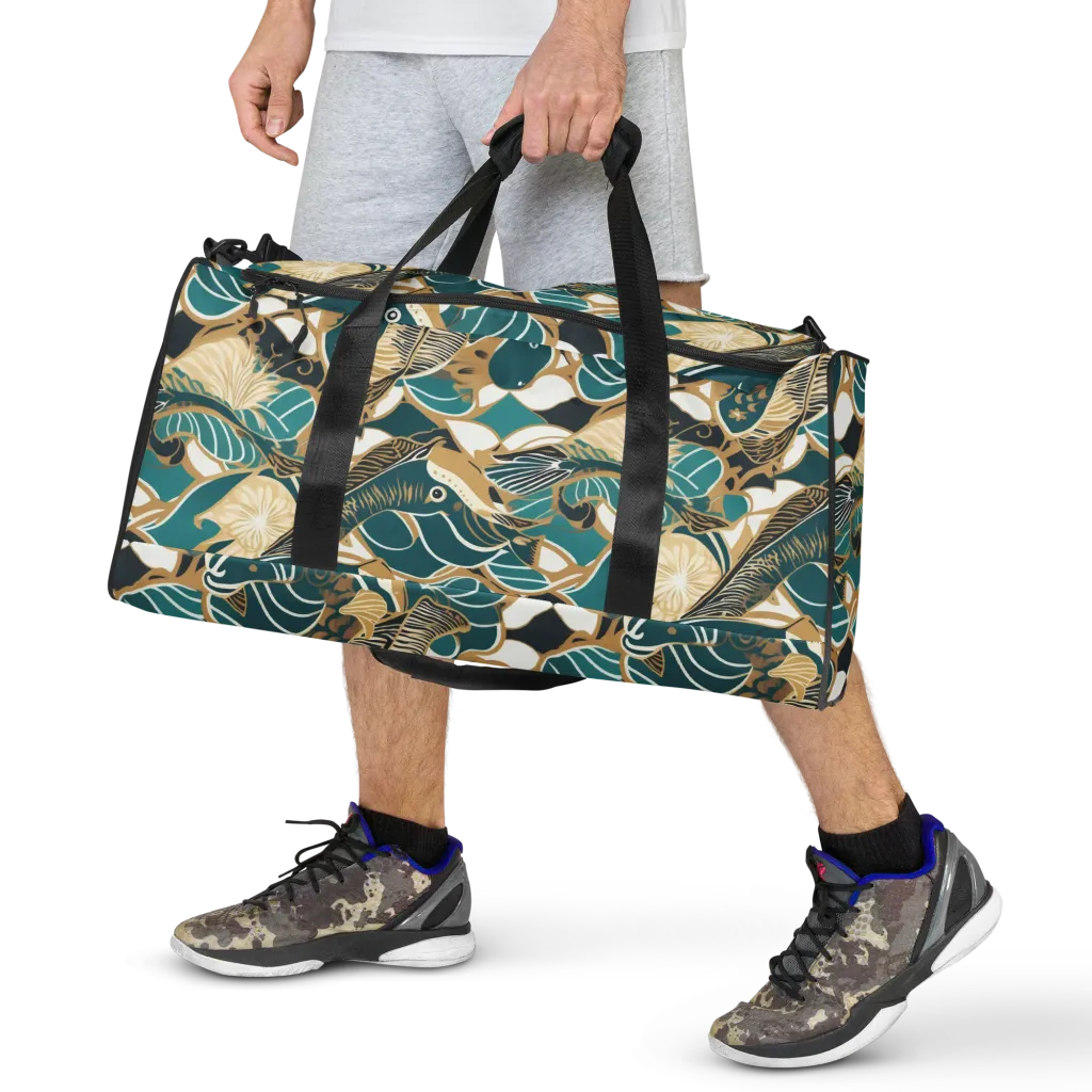 Aquatic Rhapsody on Duffle Bag — Front