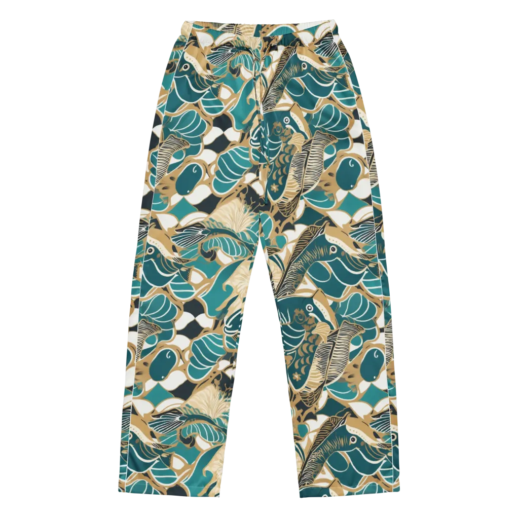 Aquatic Rhapsody on Women's Pajama Pants — Front