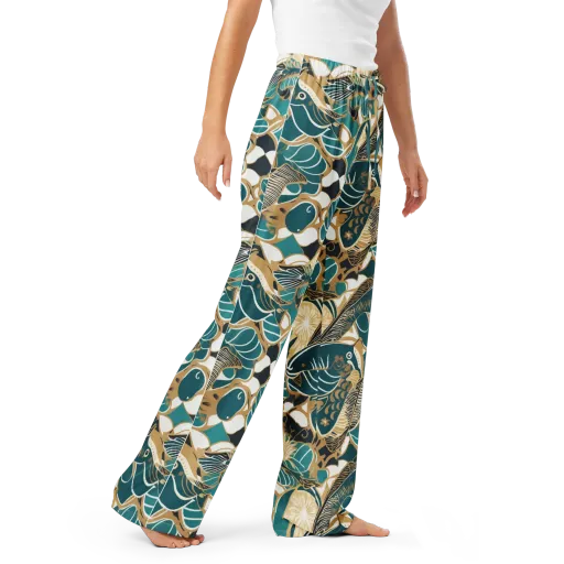 Aquatic Rhapsody on a Women's Pajama Pants