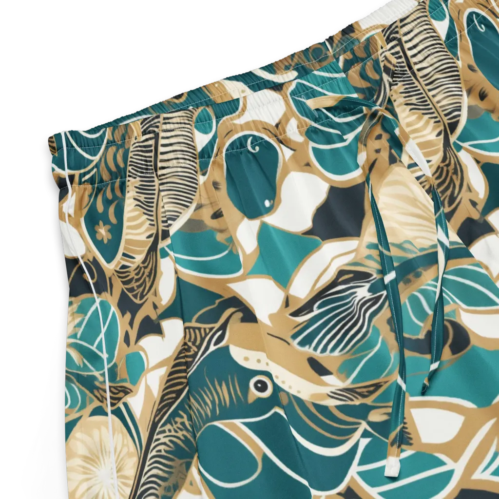 Aquatic Rhapsody on Women's Pajama Shorts — Product details