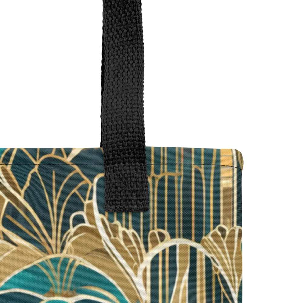 Gilded Fan Garden on Tote Bag — Product details