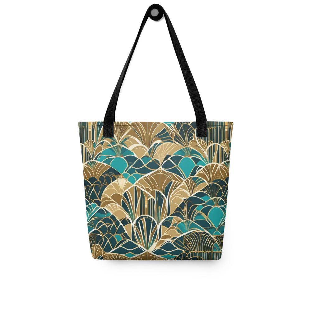 Gilded Fan Garden on Tote Bag — Front