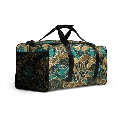 Gilded Fan Garden on a Duffle Bag