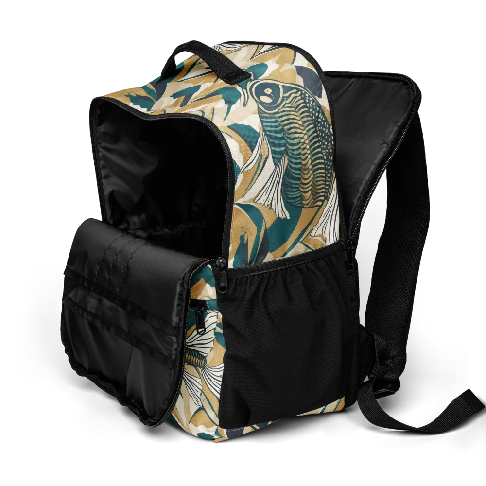 Skeletal Tide on Utility Backpack — Product details 2