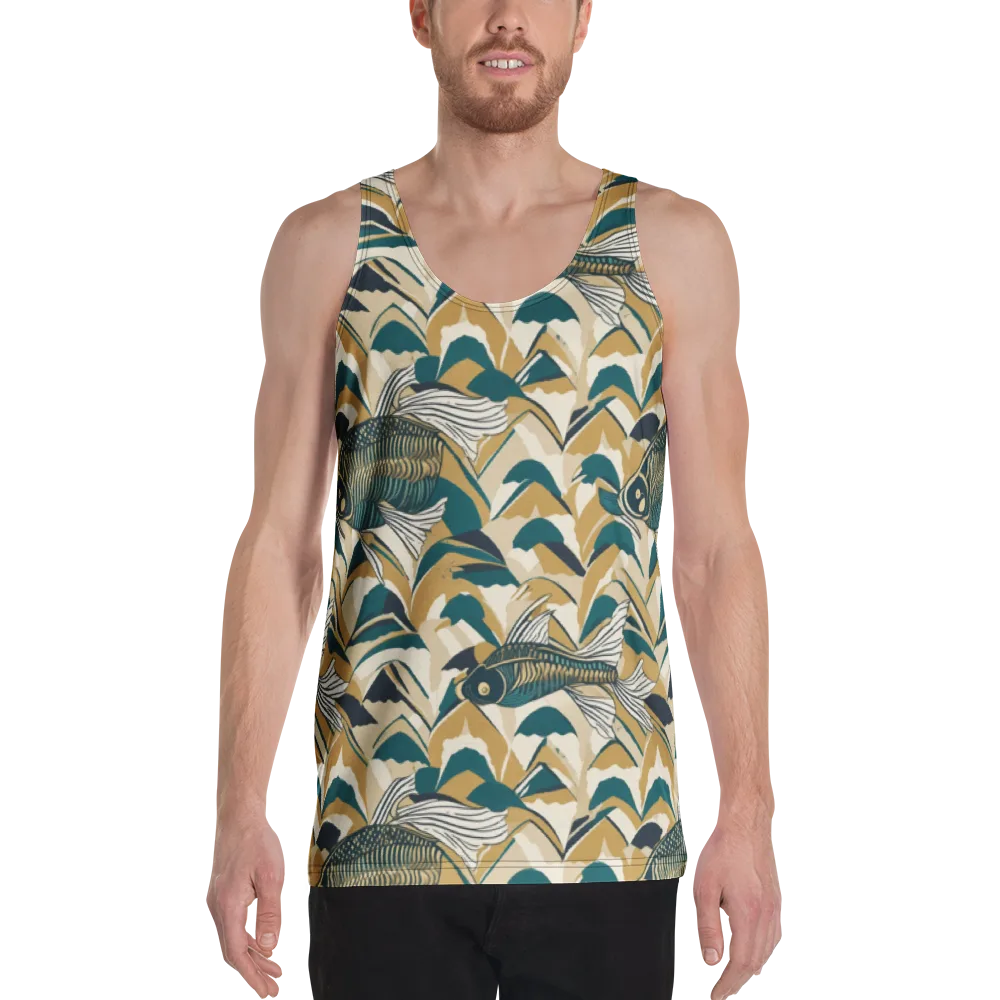 Skeletal Tide on Men's Tank Top — Front
