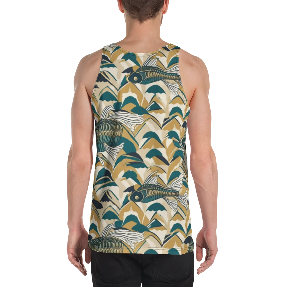 Skeletal Tide on Men's Tank Top — Back