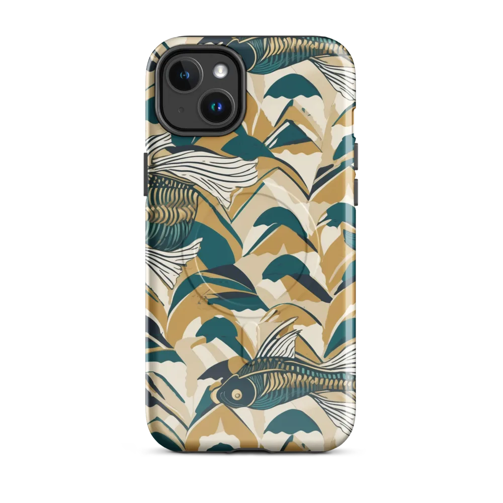 Skeletal Tide on MagSafe Tough Case for iPhone® — Front