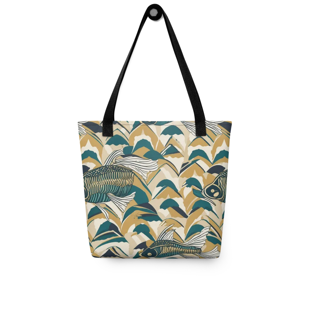 Skeletal Tide on Tote Bag — Front
