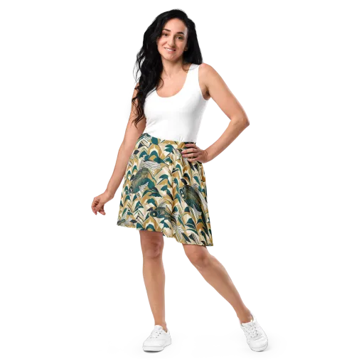 Skeletal Tide on a Skater Skirt