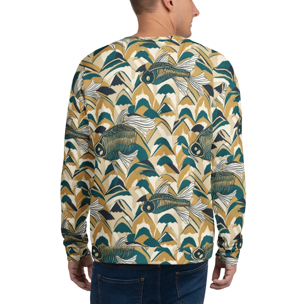 Skeletal Tide on Sweatshirt — Back
