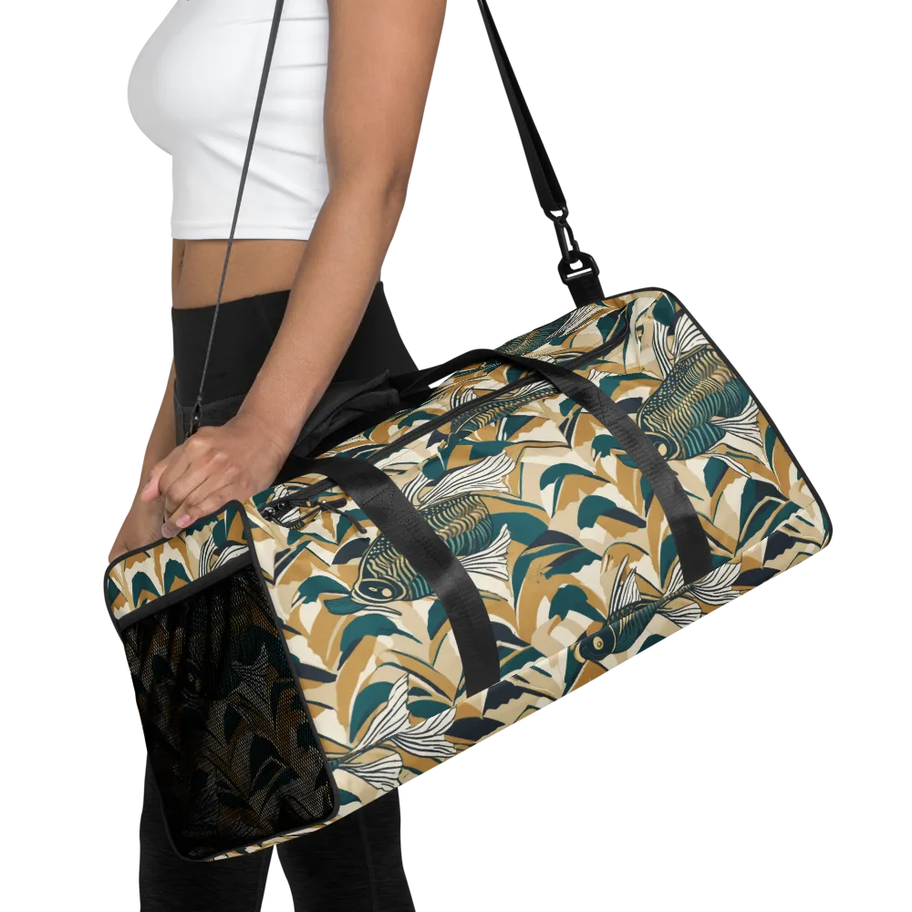Skeletal Tide on Duffle Bag — Front