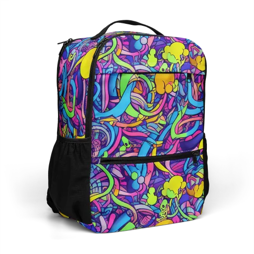 Electric Menagerie on a Utility Backpack