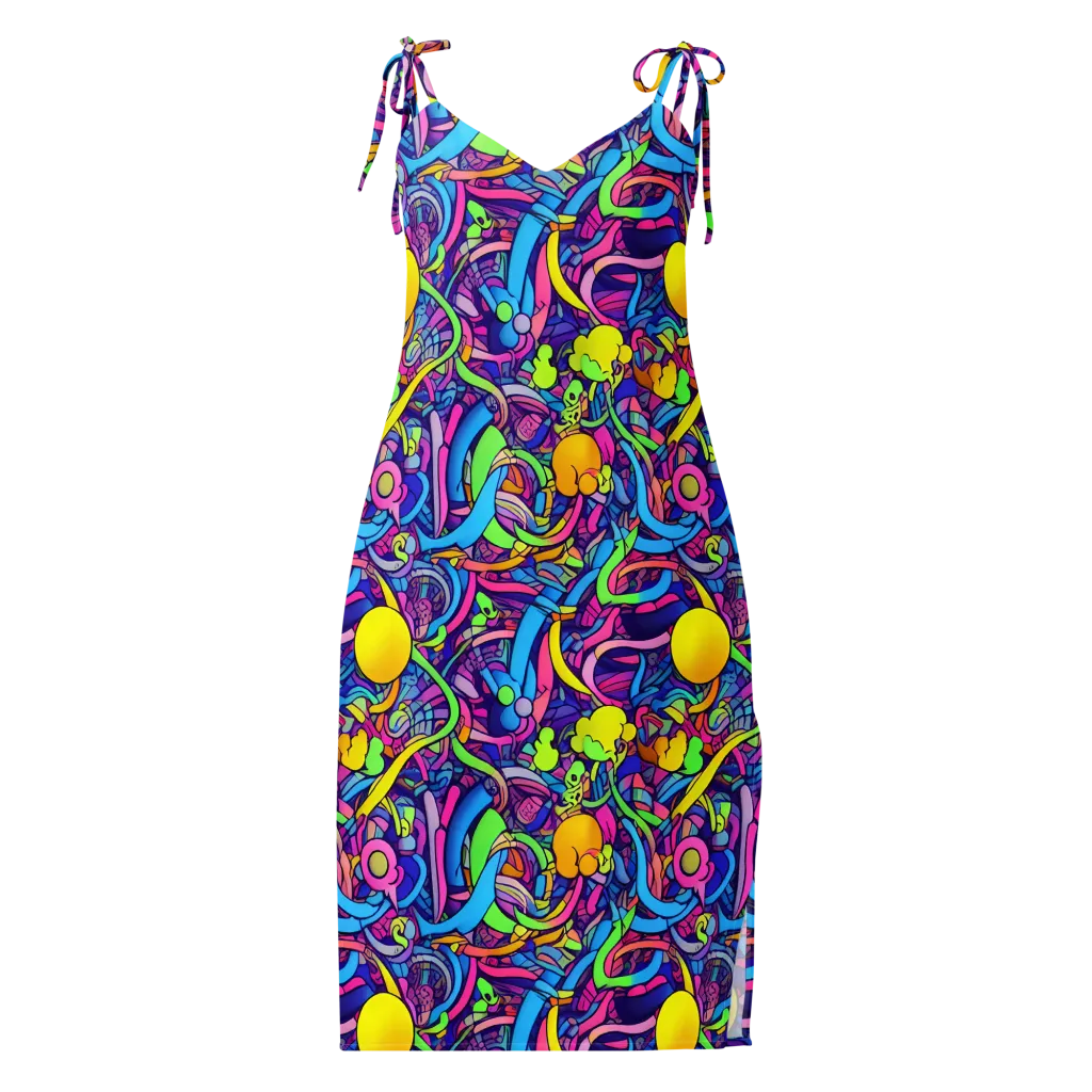 Electric Menagerie on Slip Dress — Front