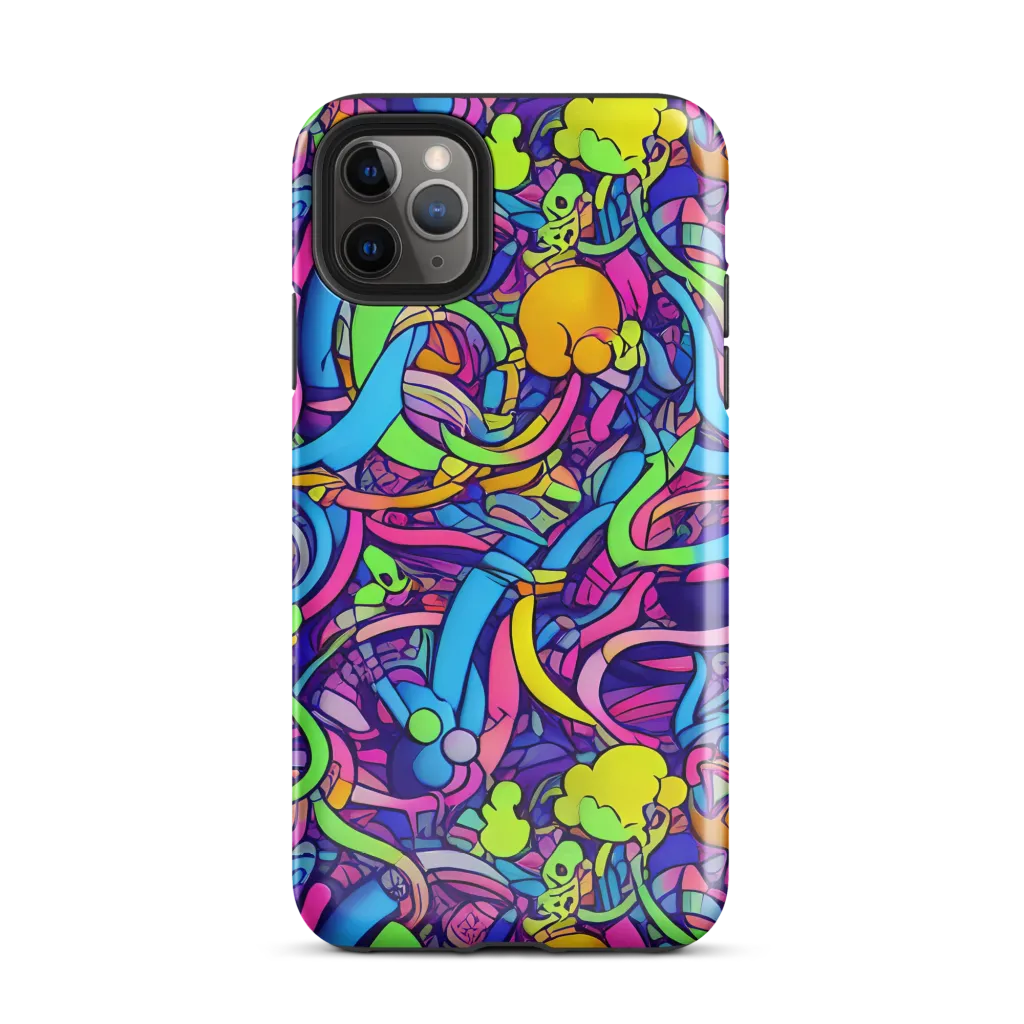Electric Menagerie on Tough Case for iPhone® — Front