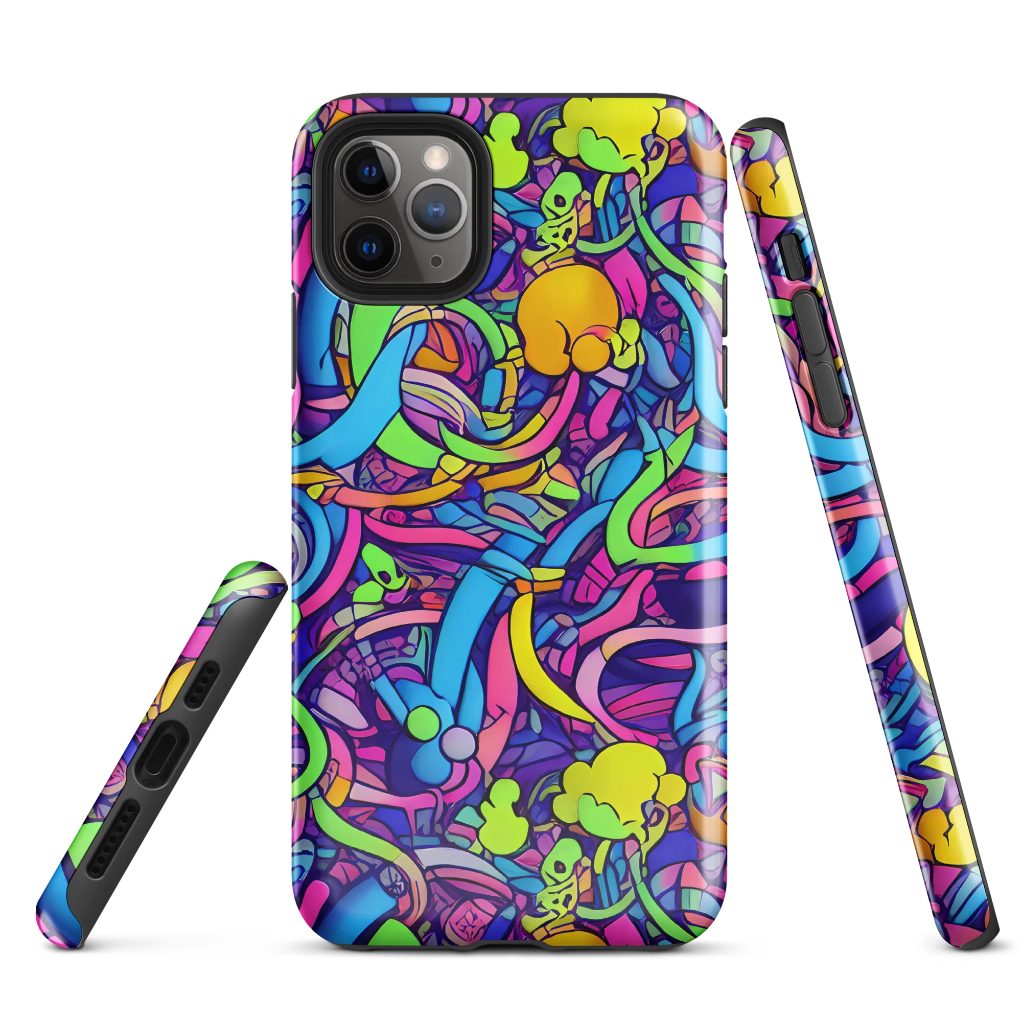 Electric Menagerie on Tough Case for iPhone® — Front