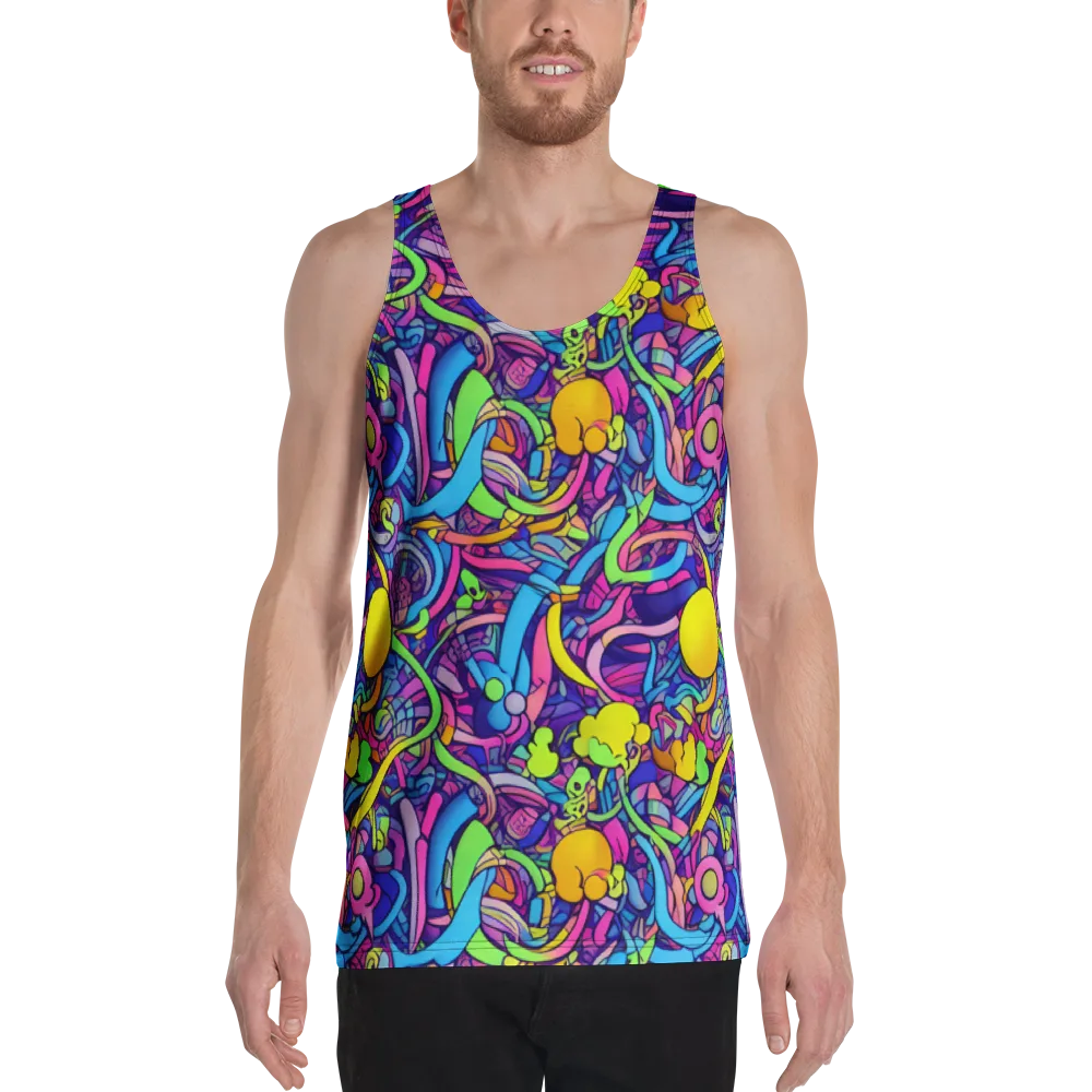 Electric Menagerie on Men's Tank Top — Front