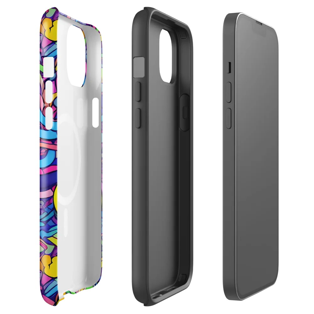 Electric Menagerie on MagSafe Tough Case for iPhone® — Front