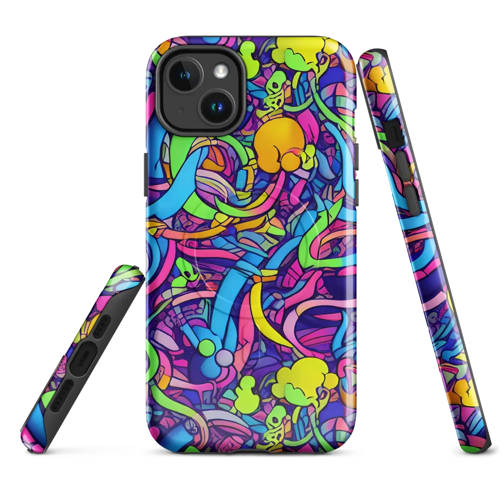Electric Menagerie on MagSafe Tough Case for iPhone® — Front