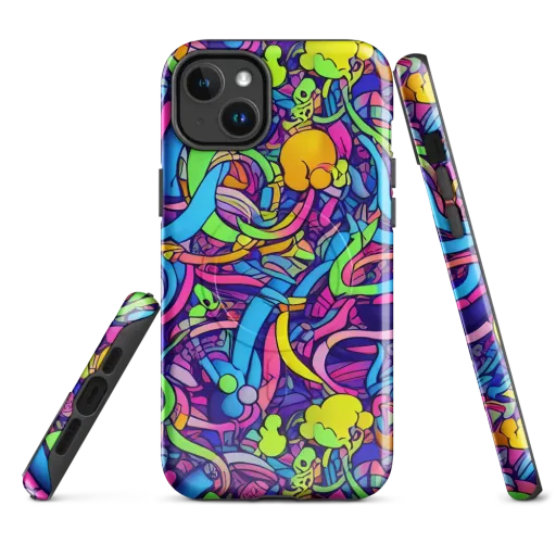 Electric Menagerie on a MagSafe Tough Case for iPhone®
