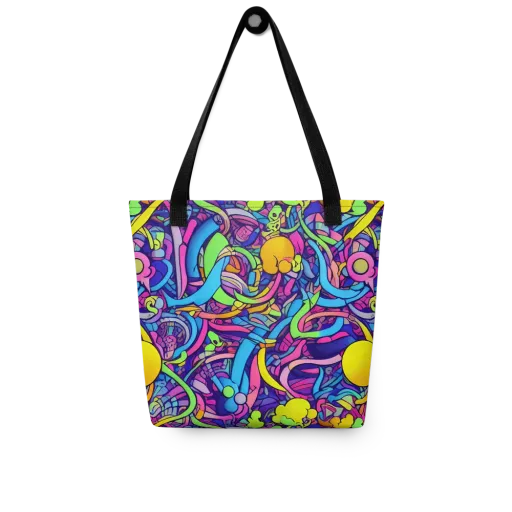 Electric Menagerie on a Tote Bag
