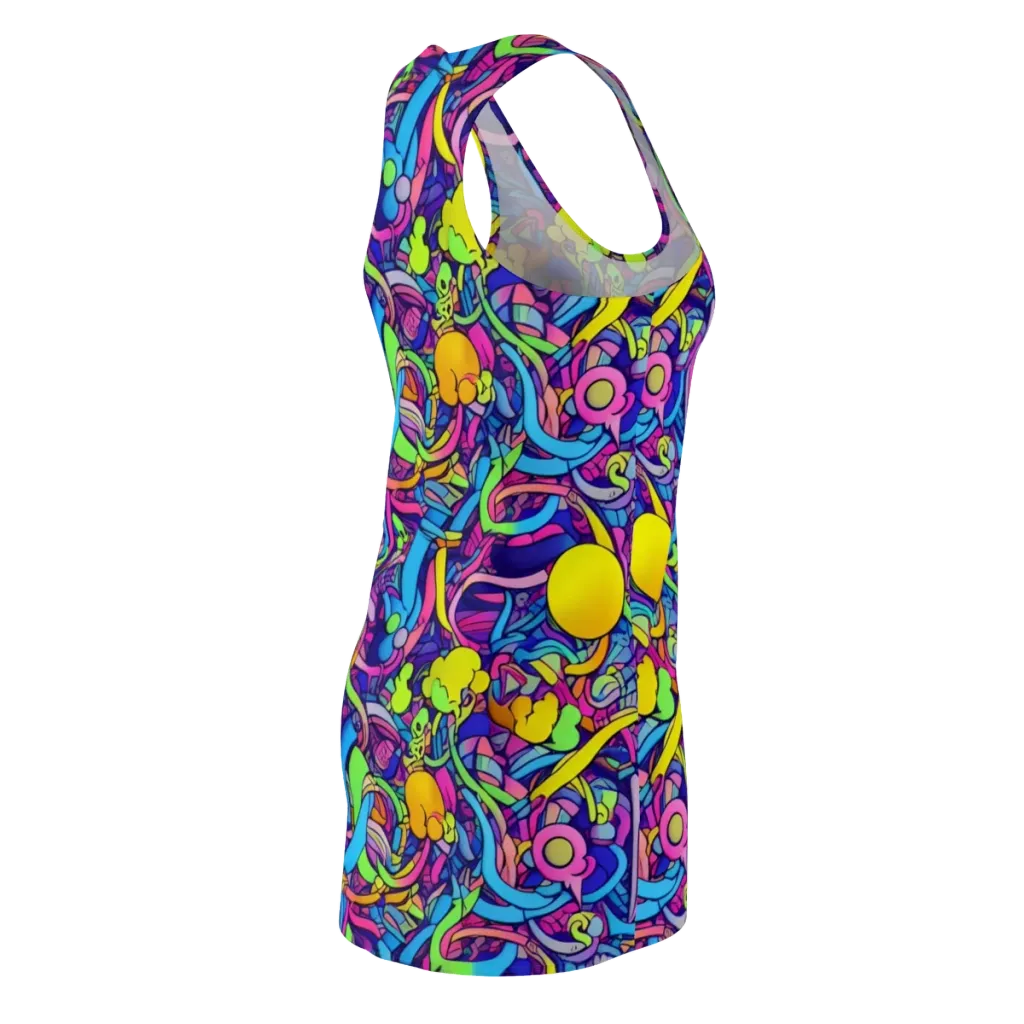 Electric Menagerie on Racerback Dress — Back Side