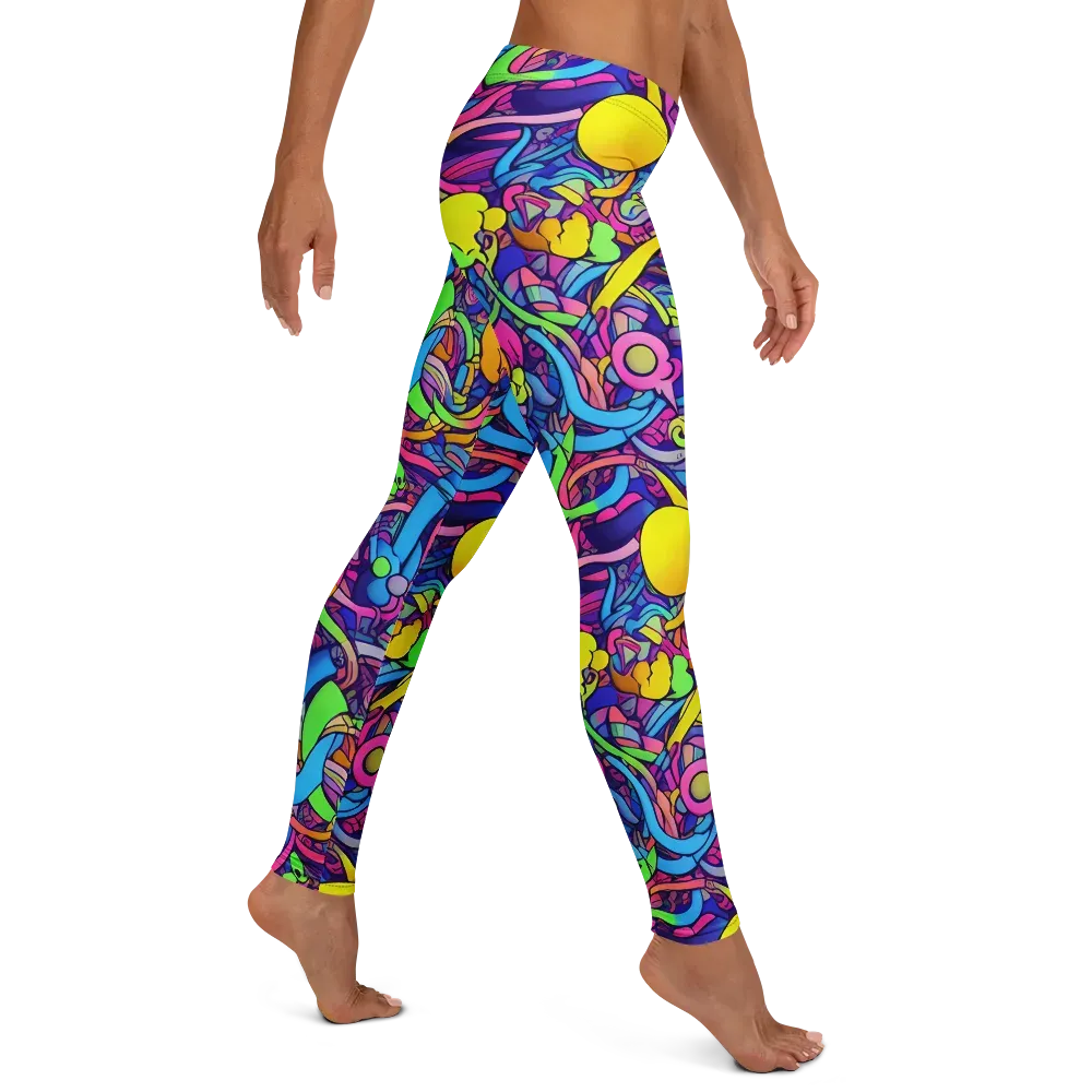 Electric Menagerie on Leggings — Right