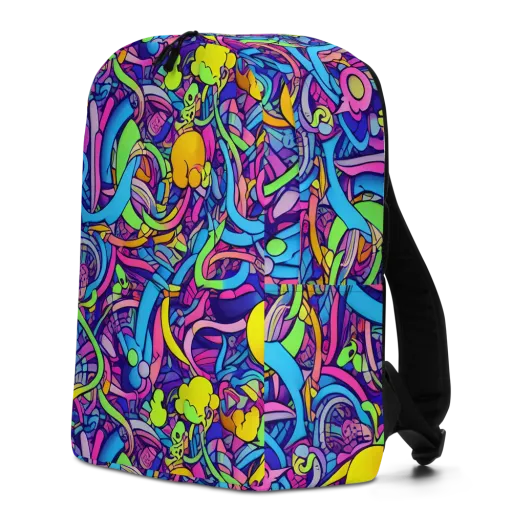Electric Menagerie on a Minimalist Backpack