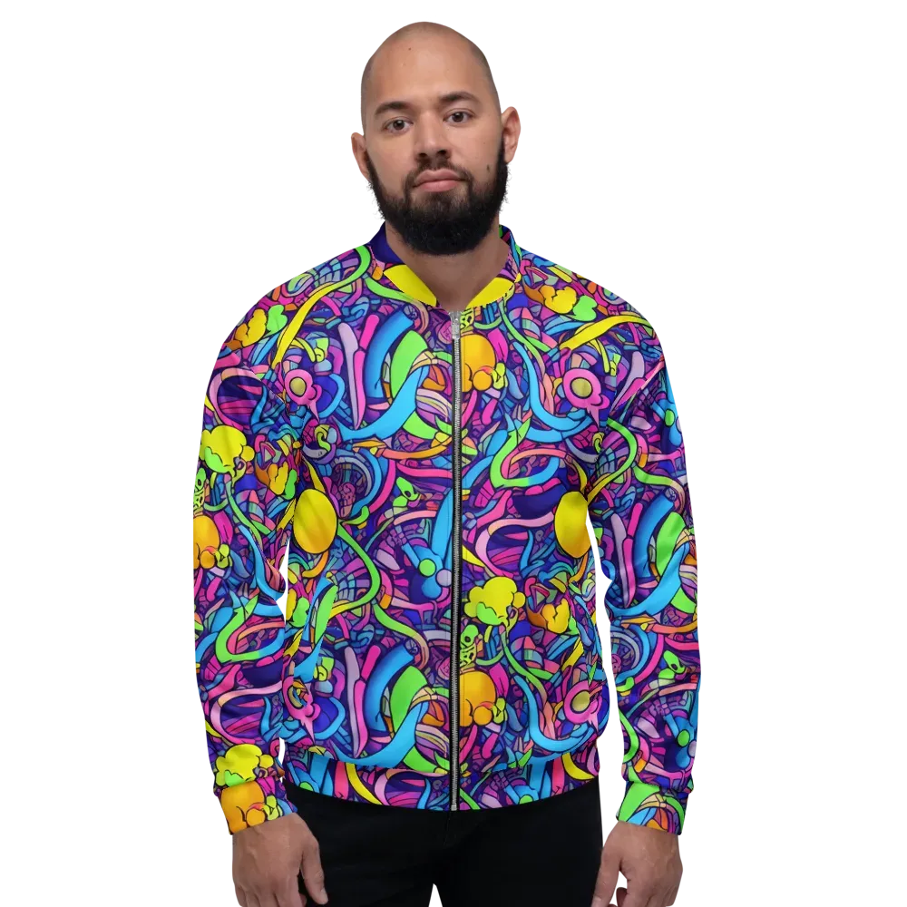 Electric Menagerie on Bomber Jacket — Front
