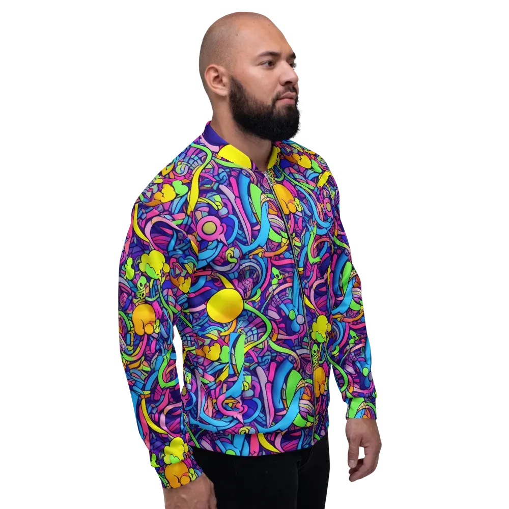 Electric Menagerie on Bomber Jacket — Right