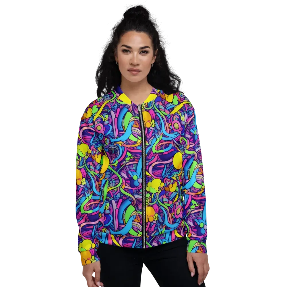 Electric Menagerie on Bomber Jacket — Front