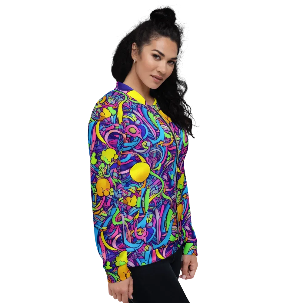 Electric Menagerie on Bomber Jacket — Right