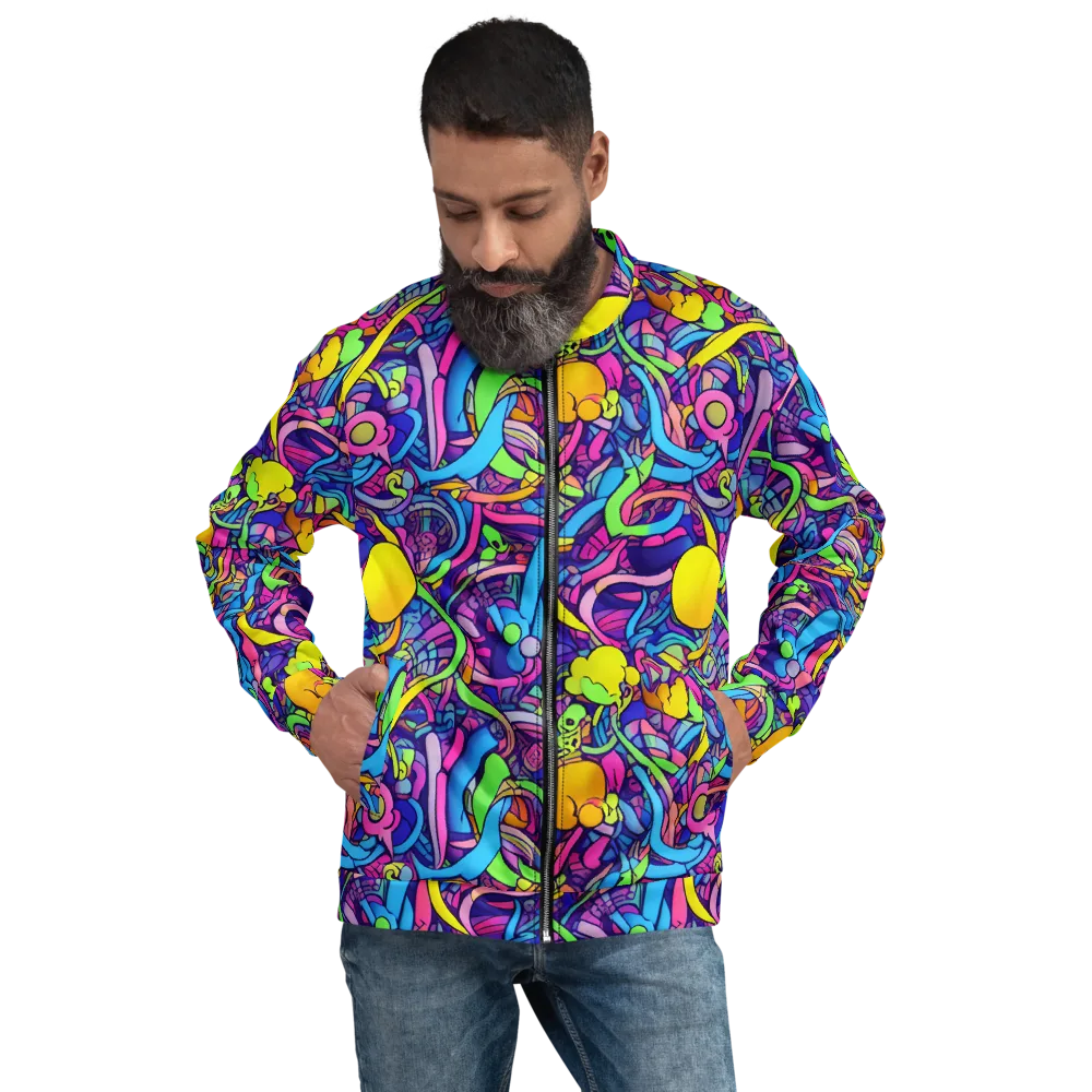 Electric Menagerie on Bomber Jacket — Front