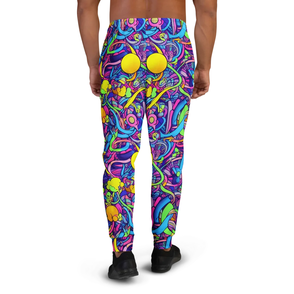 Electric Menagerie on Men's Joggers — Back