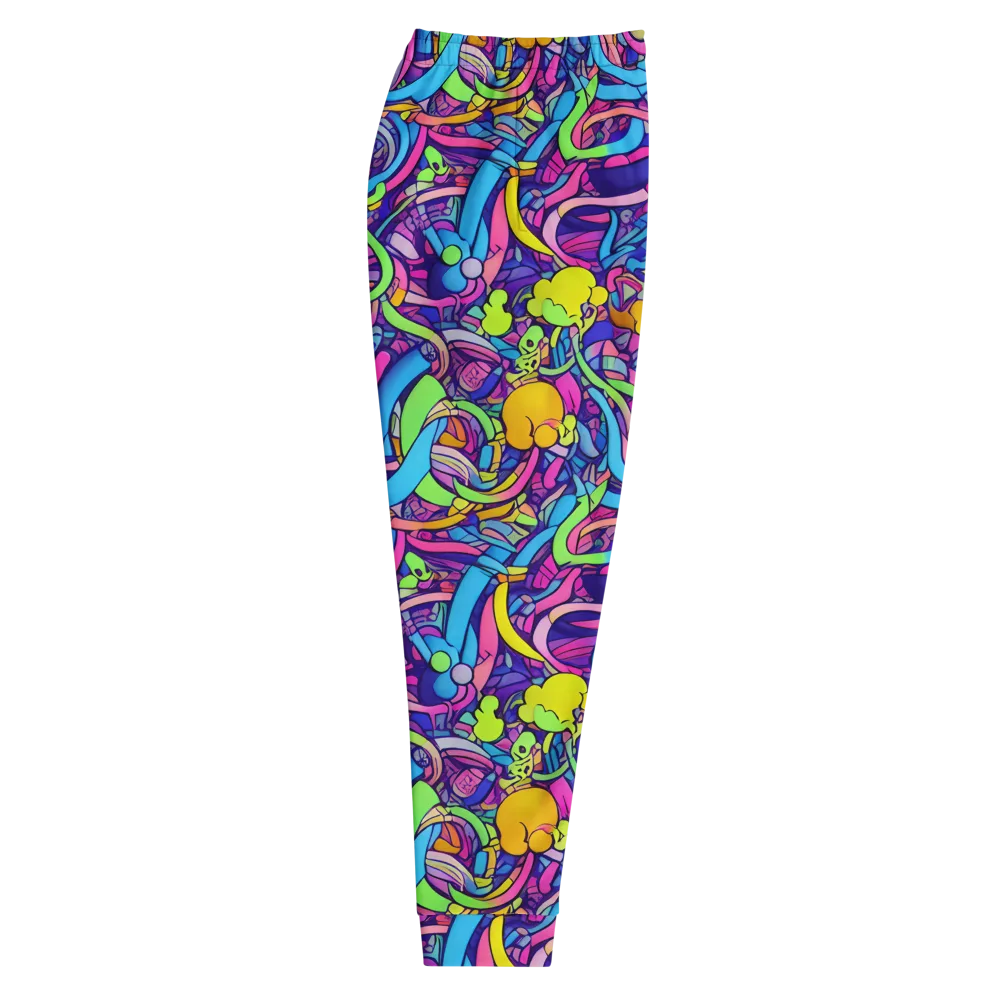 Electric Menagerie on Men's Joggers — Right