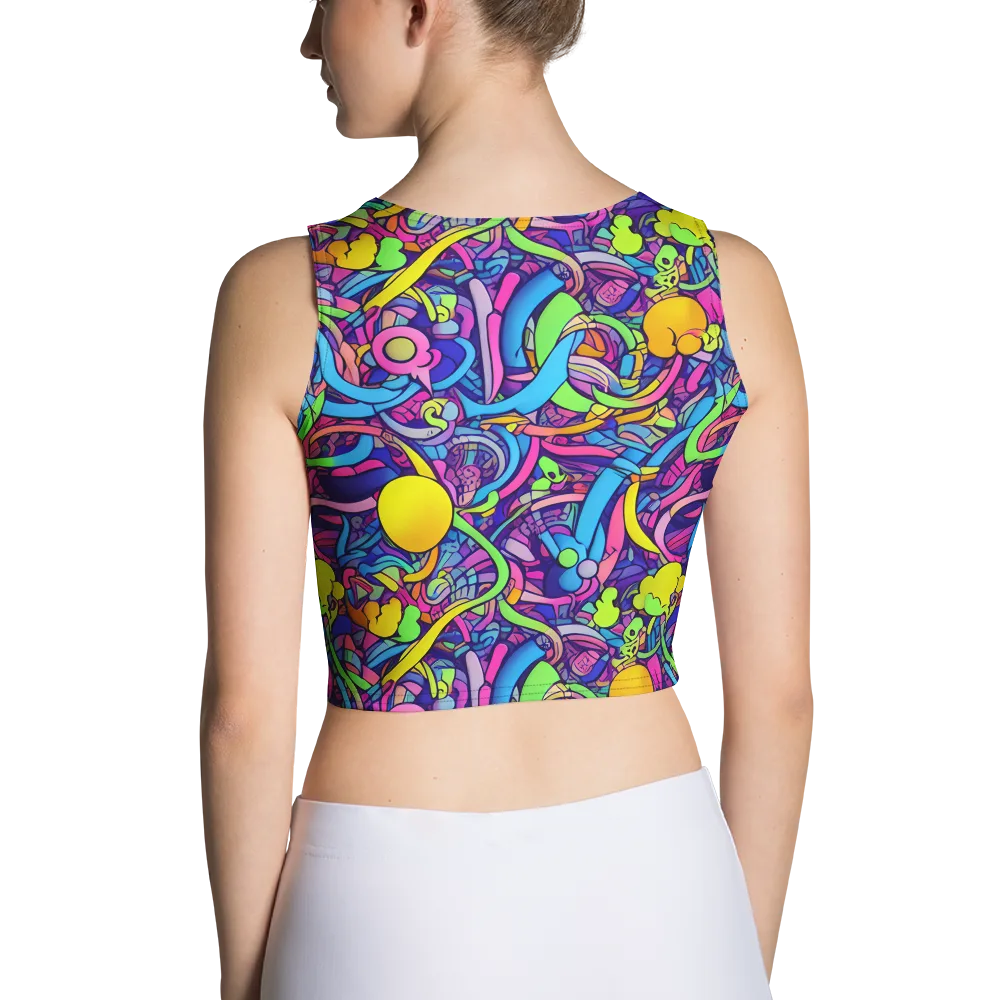 Electric Menagerie on Crop Top — Back