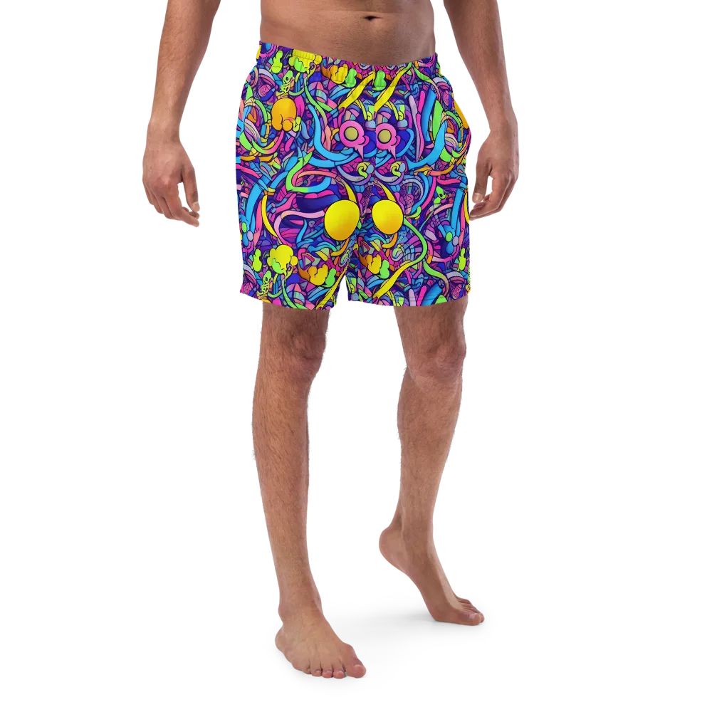 Electric Menagerie on Swim Trunks — Front