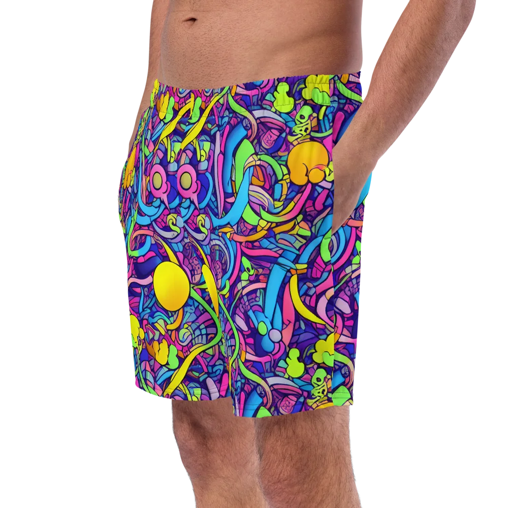 Electric Menagerie on Swim Trunks — Left Front