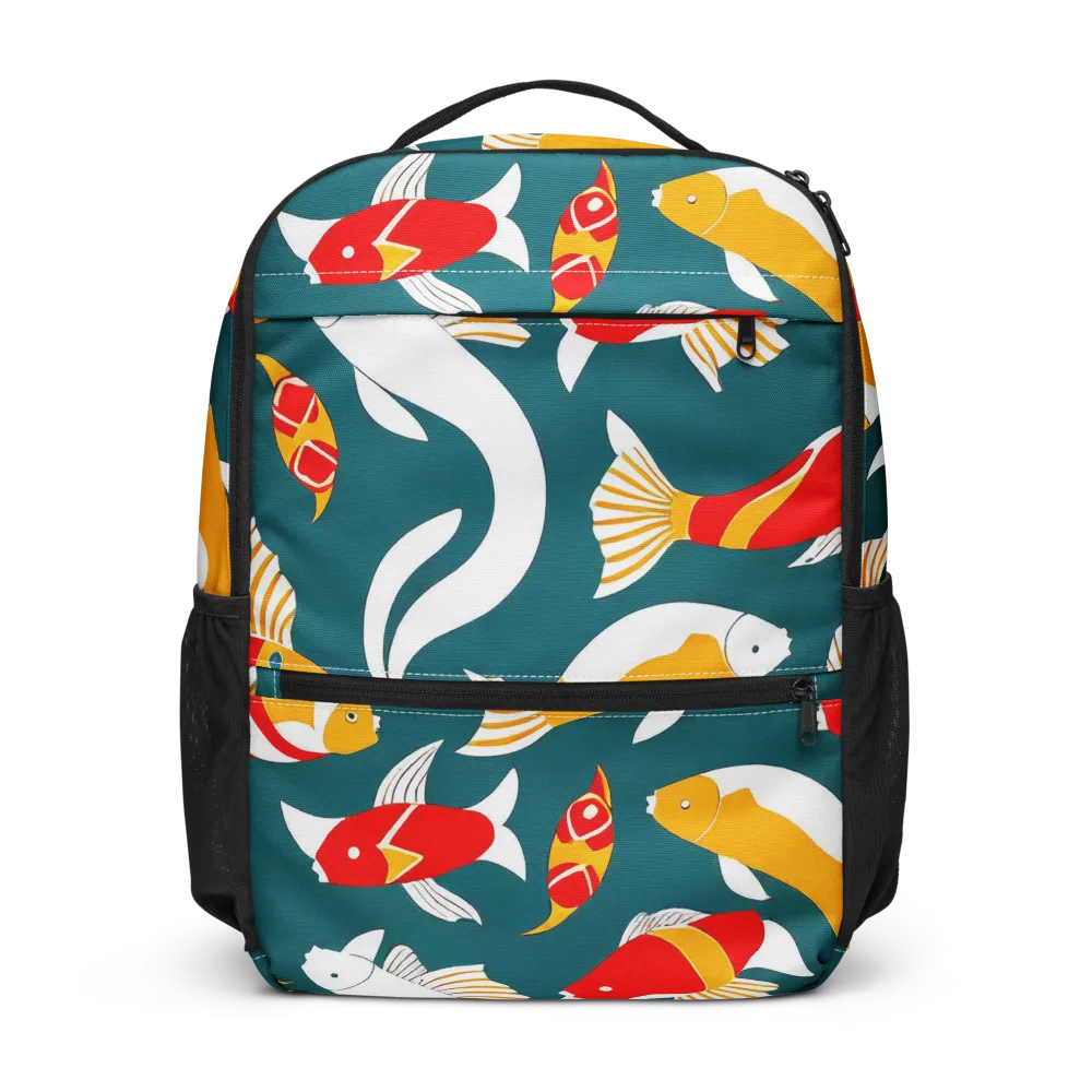 Carp Carnival on Utility Backpack — Front