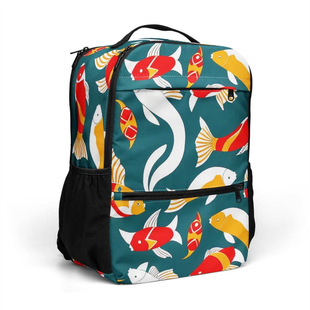 Carp Carnival on Utility Backpack — Right Front