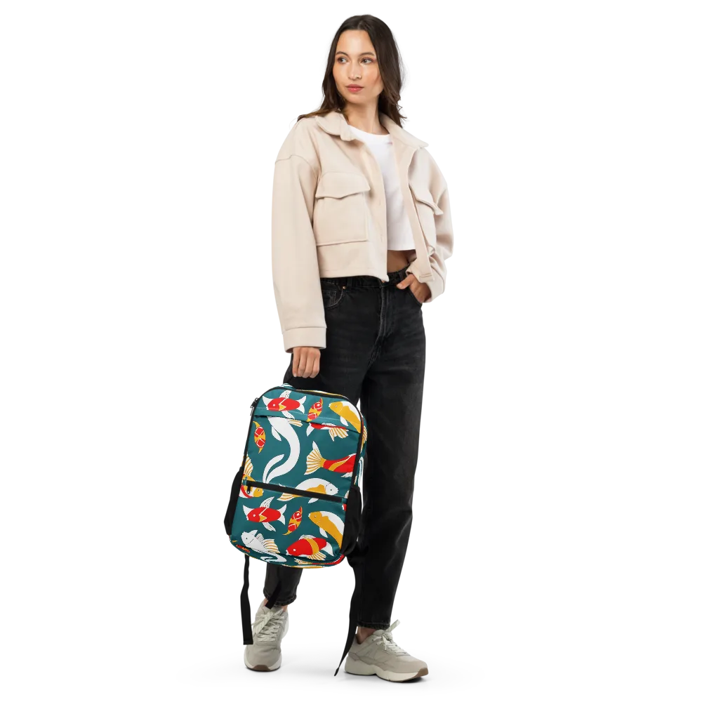 Carp Carnival on Utility Backpack — Front