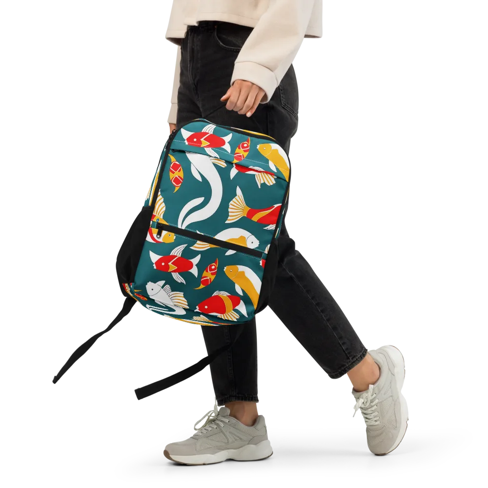 Carp Carnival on Utility Backpack — Front