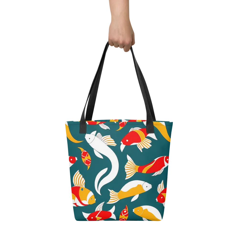 Carp Carnival on Tote Bag — Front